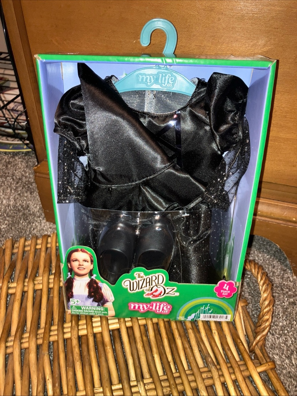 My Life As Black Witch Dress & Shoes for Kids' Dolls